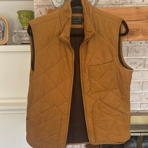 Men’s JCrew Tan Quilted Vest
